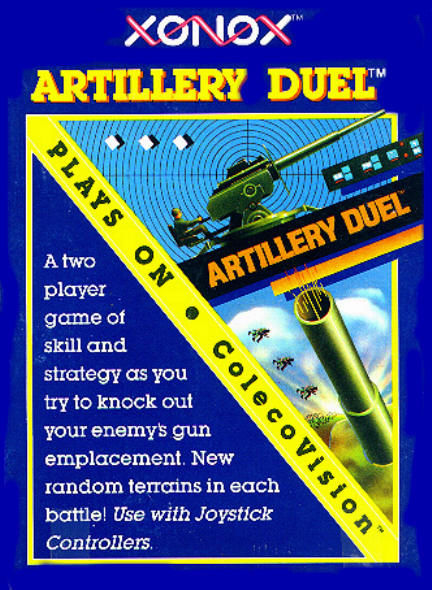 Artillery Duel box art for Commodore 64